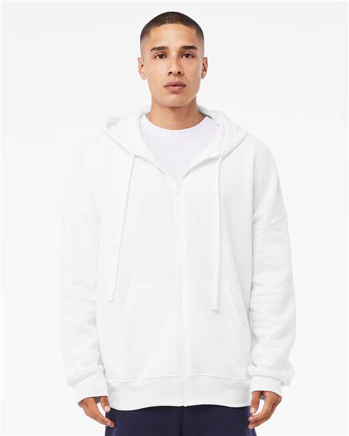 BELLA + CANVAS Unisex Sponge Fleece DTM Full-Zip Hoodie Sweatshirt