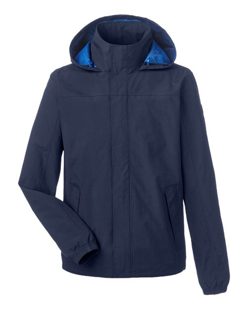 Nautica Men's Voyage Hooded Rain Jacket