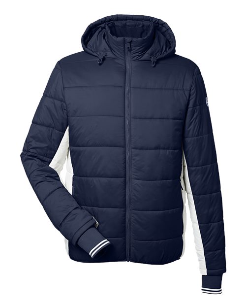 Nautica Men's Nautical Mile Hooded Puffer Jacket