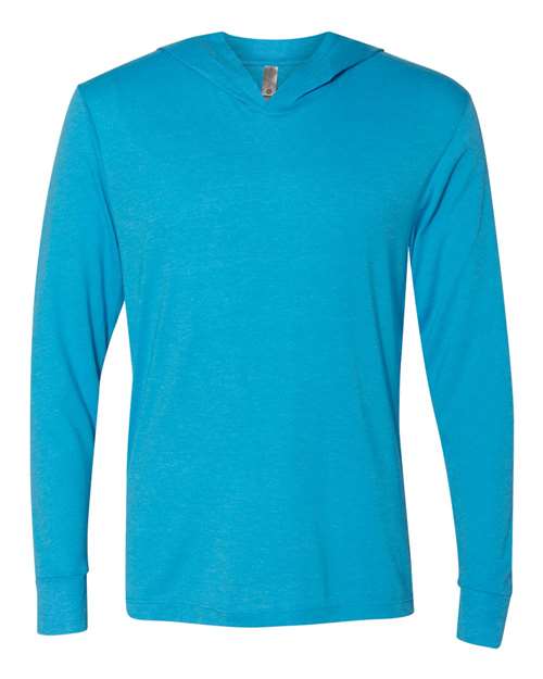 Next Level Triblend Hooded Long Sleeve Pullover T-Shirt