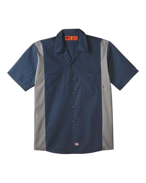 Dickies Men's Industrial Colorblocked Short Sleeve Shirt