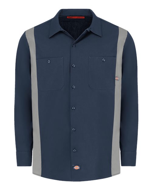Dickies Men's Industrial Colorblocked Long Sleeve Shirt