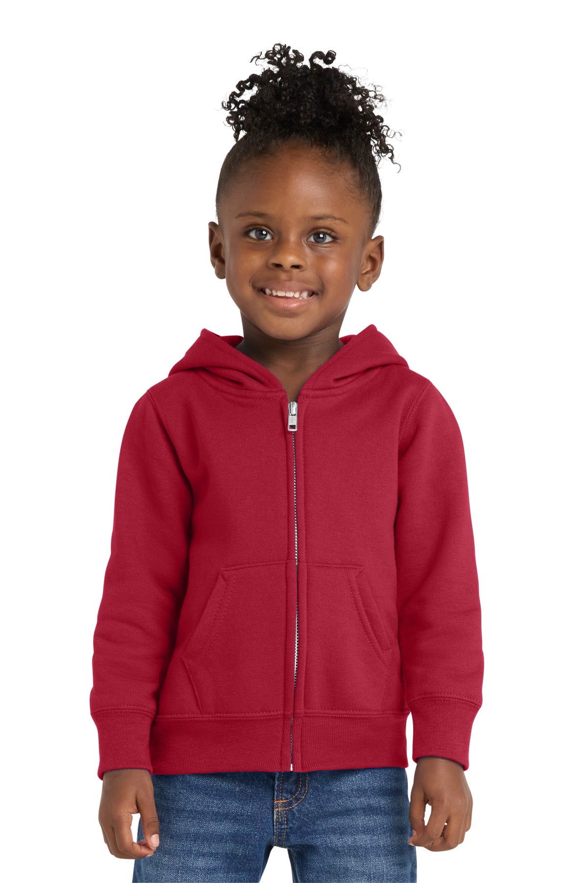 Port & Co ™ Toddler Core Fleece Full-Zip Hooded Sweatshirt. CAR78TZH