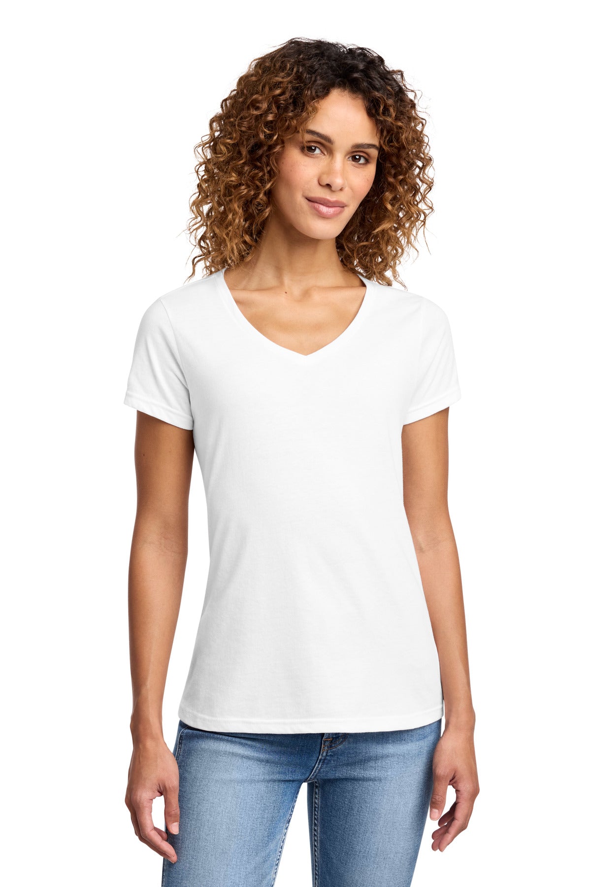 Port & Co ™ Women's Fan Favorite ™ Blend V-Neck Tee. LPC455V