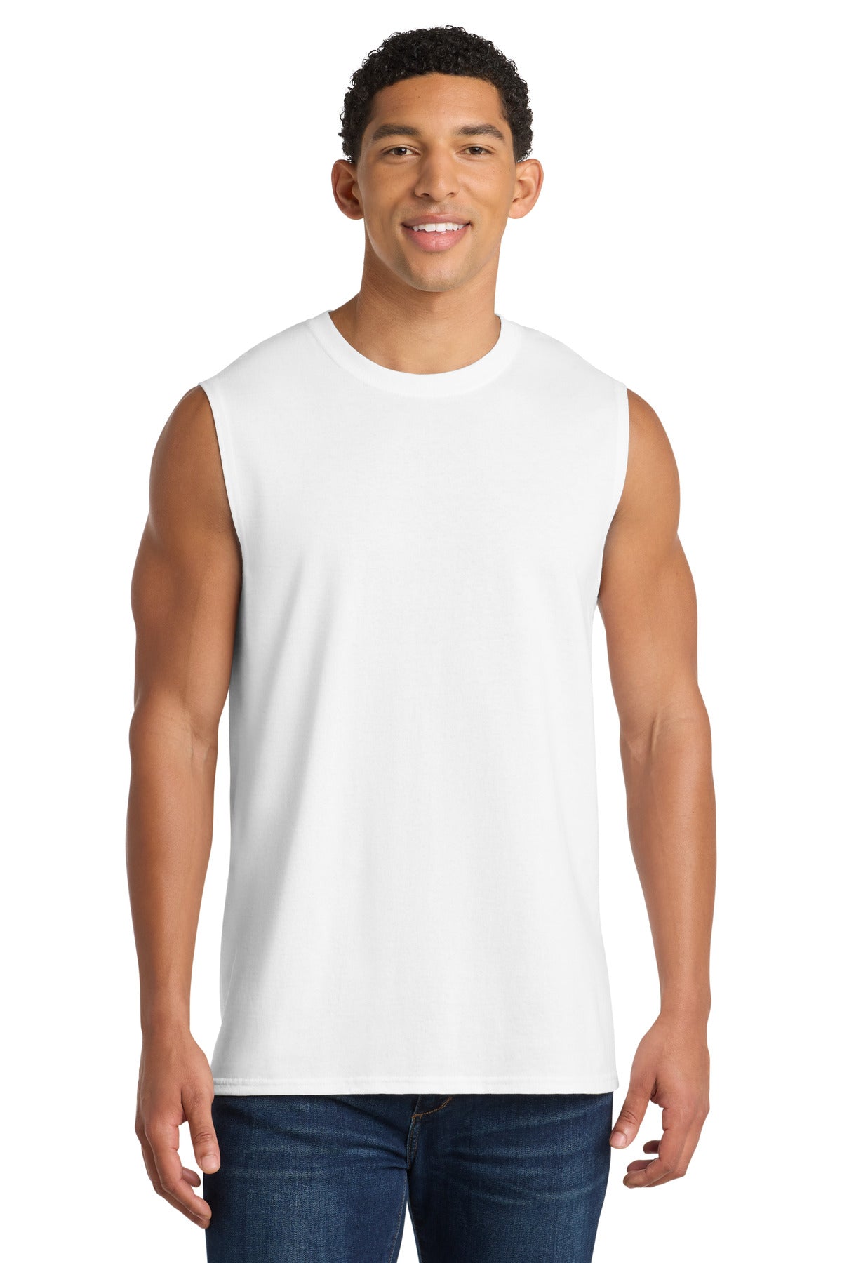 Port & Co ™ Core Cotton Sleeveless Tee. PC54SL
