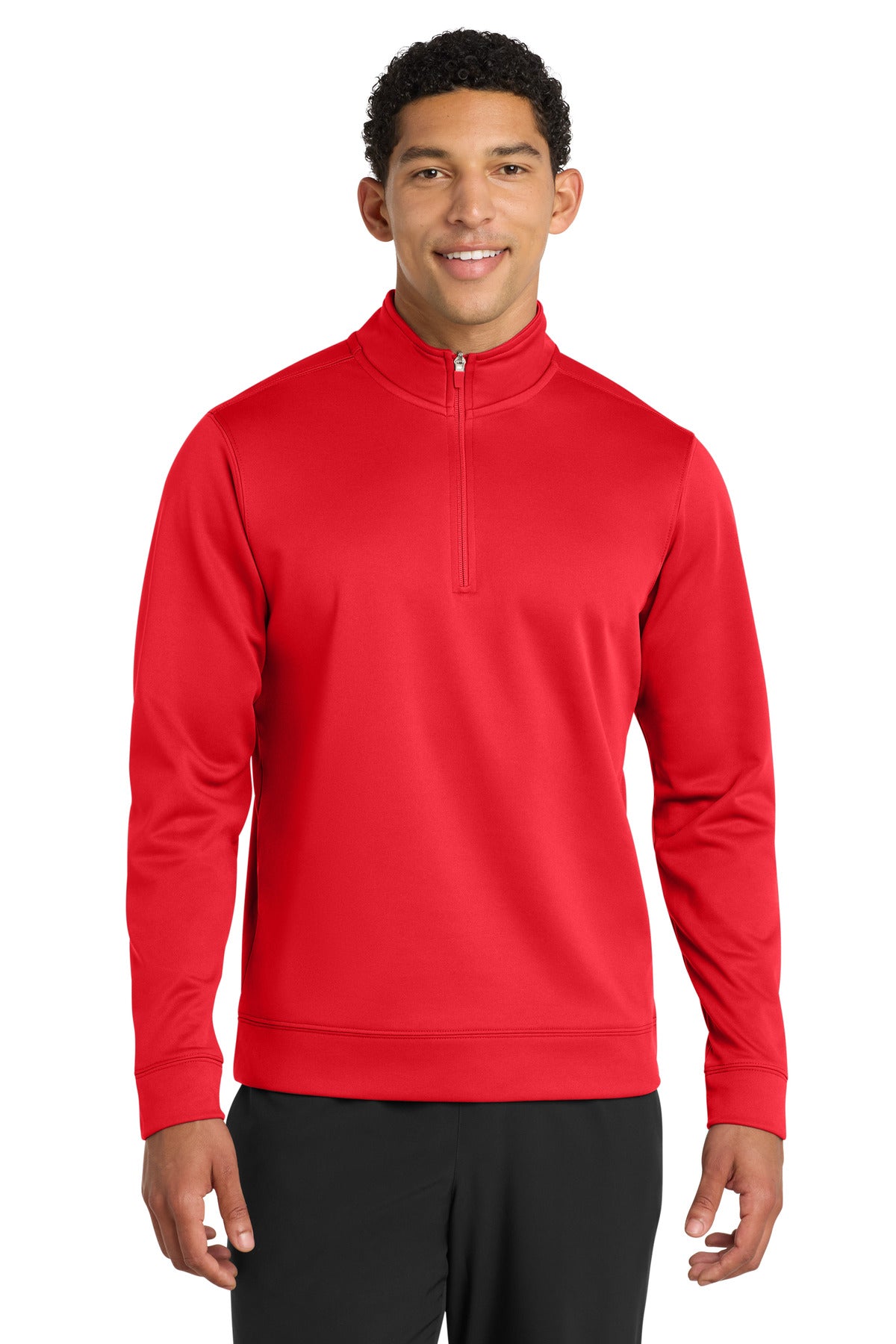 Port & Co ™ Performance Fleece 1/4-Zip Pullover Sweatshirt. PC590Q