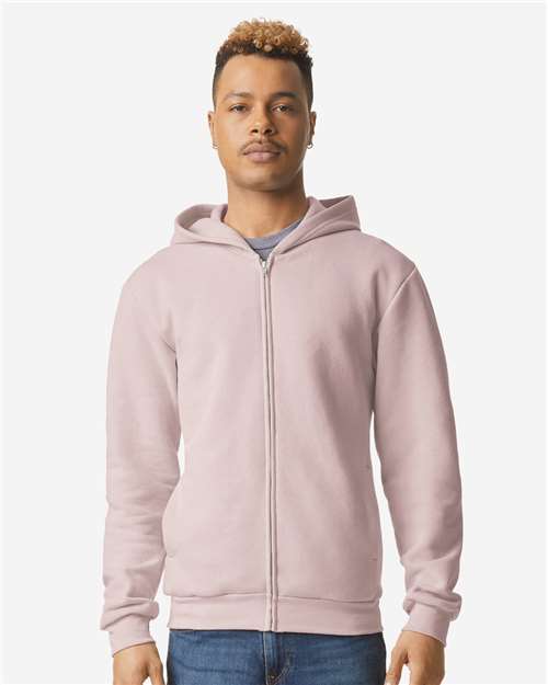 American Apparel Unisex ReFlex Fleece Full-Zip Hoodie Sweatshirt