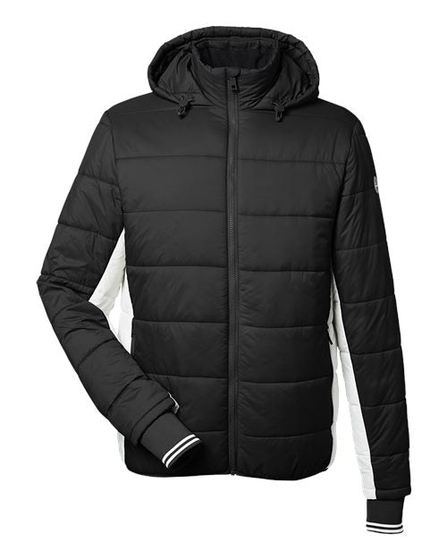 Nautica Men's Nautical Mile Hooded Puffer Jacket