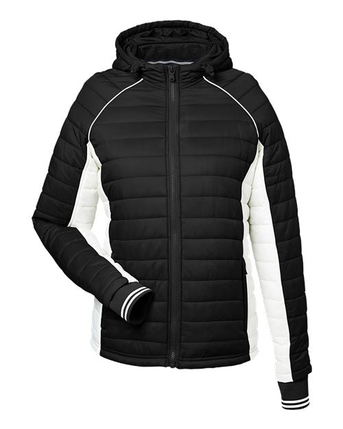 Nautica Women's Nautical Mile Hooded Puffer Jacket