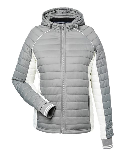 Nautica Women's Nautical Mile Hooded Puffer Jacket