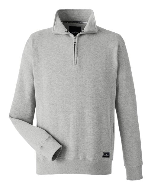 Nautica Men's Anchor Fleece Quarter-Zip Pullover