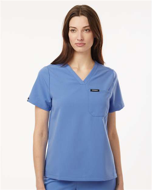 Jaanuu Women's Rhena Essential 1-Pocket Scrub V-Neck Top