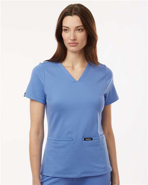 Jaanuu Cesi UltraSOFT­™ Scrub V-Neck Top