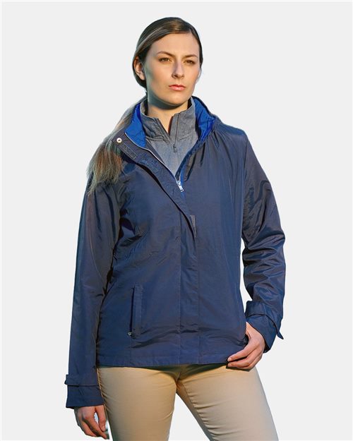 Nautica Voyage Hooded Rain Jacket