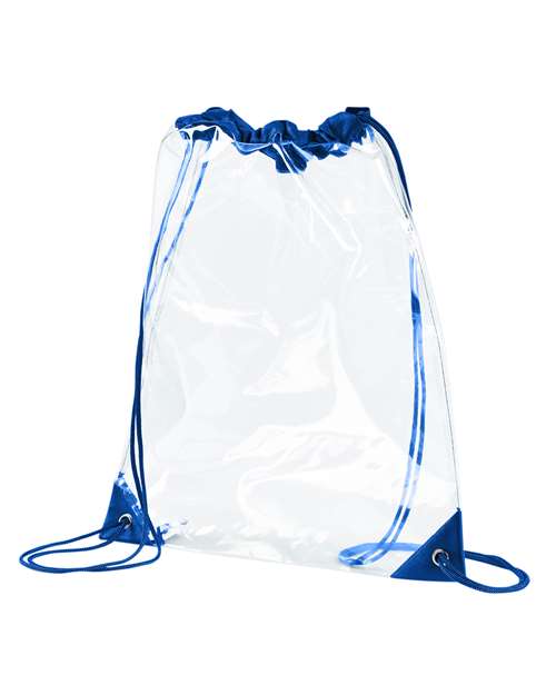 BAGedge PVC Clear Drawstring Bag
