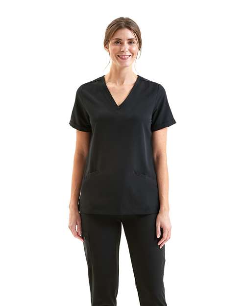 Onna Women's Invincible V-Neck Stretch Scrub Top