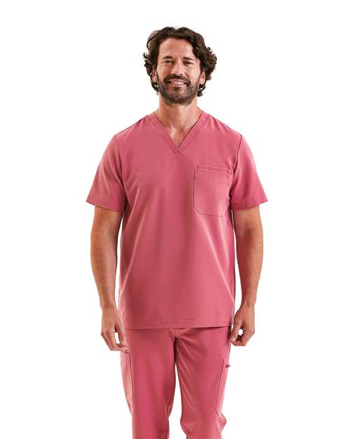 Onna Men's Limitless V-Neck Stretch Scrub Top