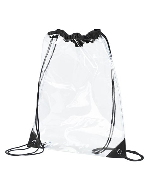 BAGedge PVC Clear Drawstring Bag
