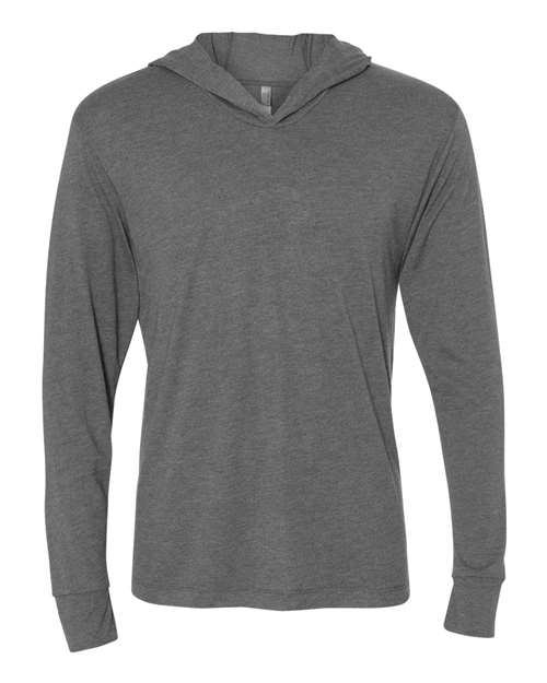 Next Level Triblend Hooded Long Sleeve Pullover T-Shirt