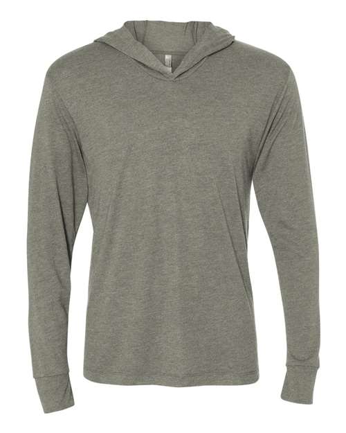 Next Level Triblend Hooded Long Sleeve Pullover T-Shirt