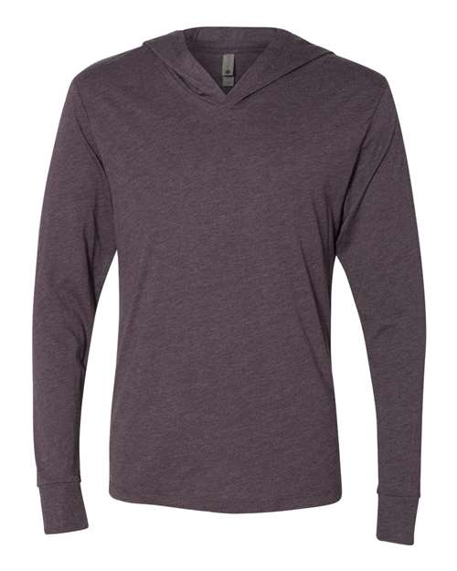 Next Level Triblend Hooded Long Sleeve Pullover T-Shirt