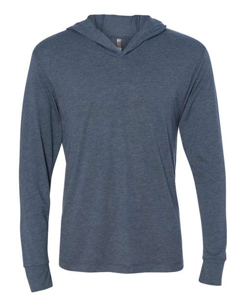 Next Level Triblend Hooded Long Sleeve Pullover T-Shirt