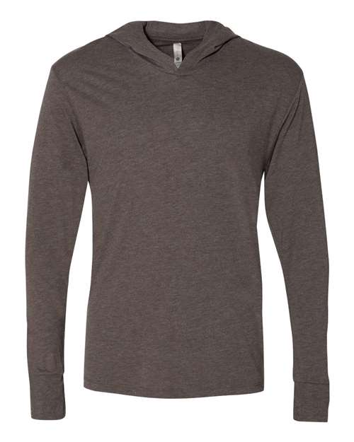 Next Level Triblend Hooded Long Sleeve Pullover T-Shirt