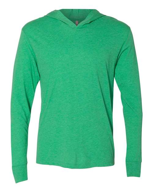 Next Level Triblend Hooded Long Sleeve Pullover T-Shirt