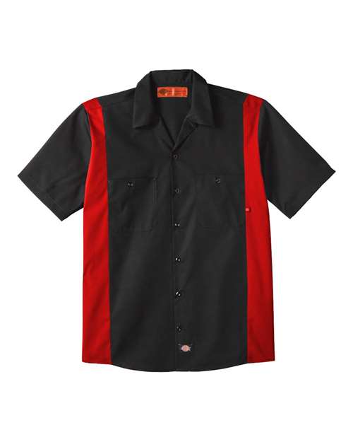 Dickies Men's Industrial Colorblocked Short Sleeve Shirt