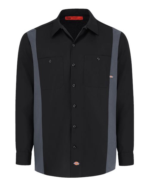 Dickies Men's Industrial Colorblocked Long Sleeve Shirt