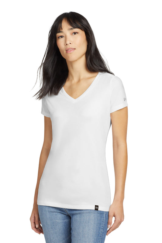 New Era  ®  Women's Heritage Blend V-Neck Tee. LNEA101