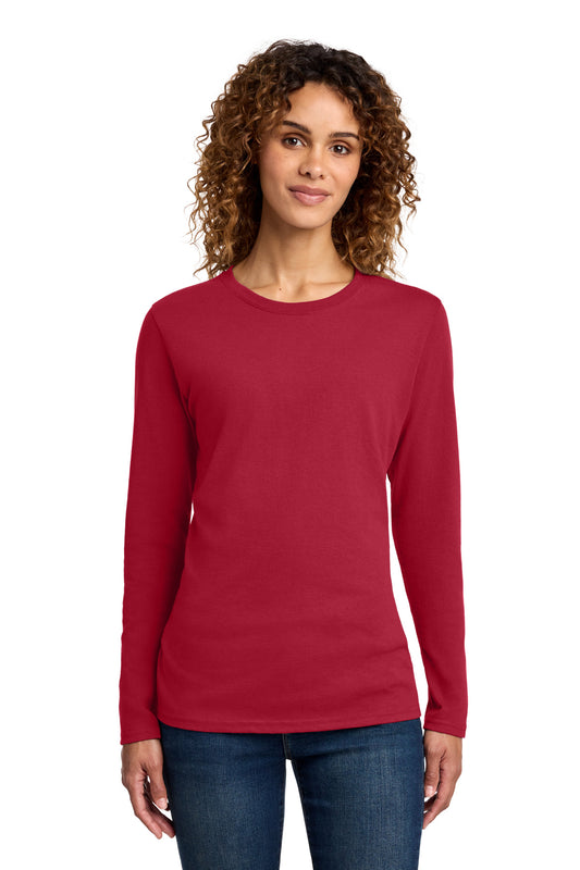 Port & Co ™  Women's Long Sleeve Core Cotton Tee. LPC54LS