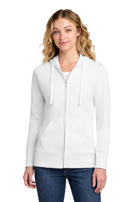 Port & Co ™  Women's Core Fleece Full-Zip Hooded Sweatshirt. LPC78ZH