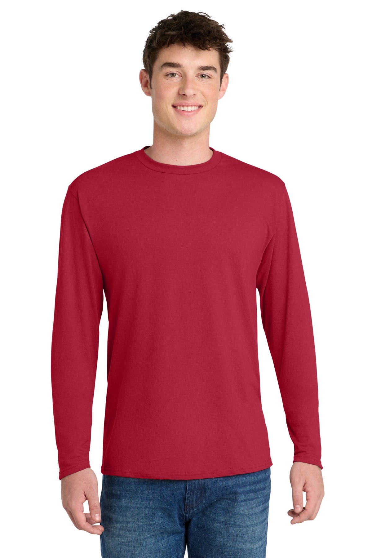 Port & Co ™  Long Sleeve Performance Blend Tee. PC381LS